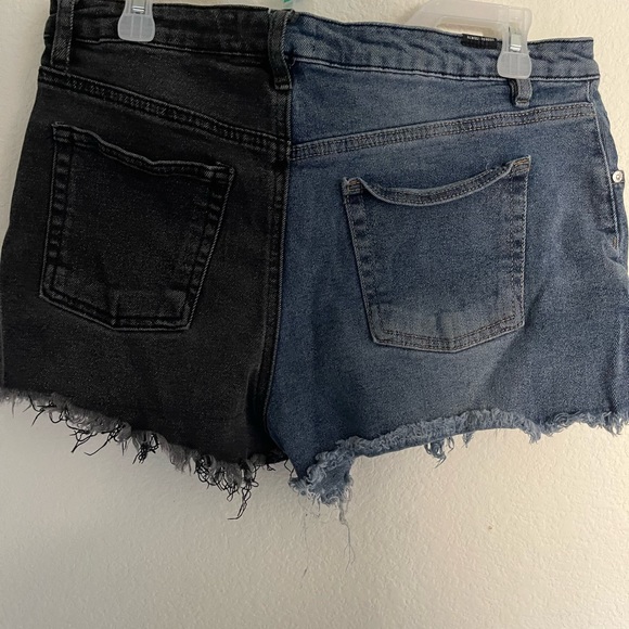 Blue and black shorts - Picture 2 of 2